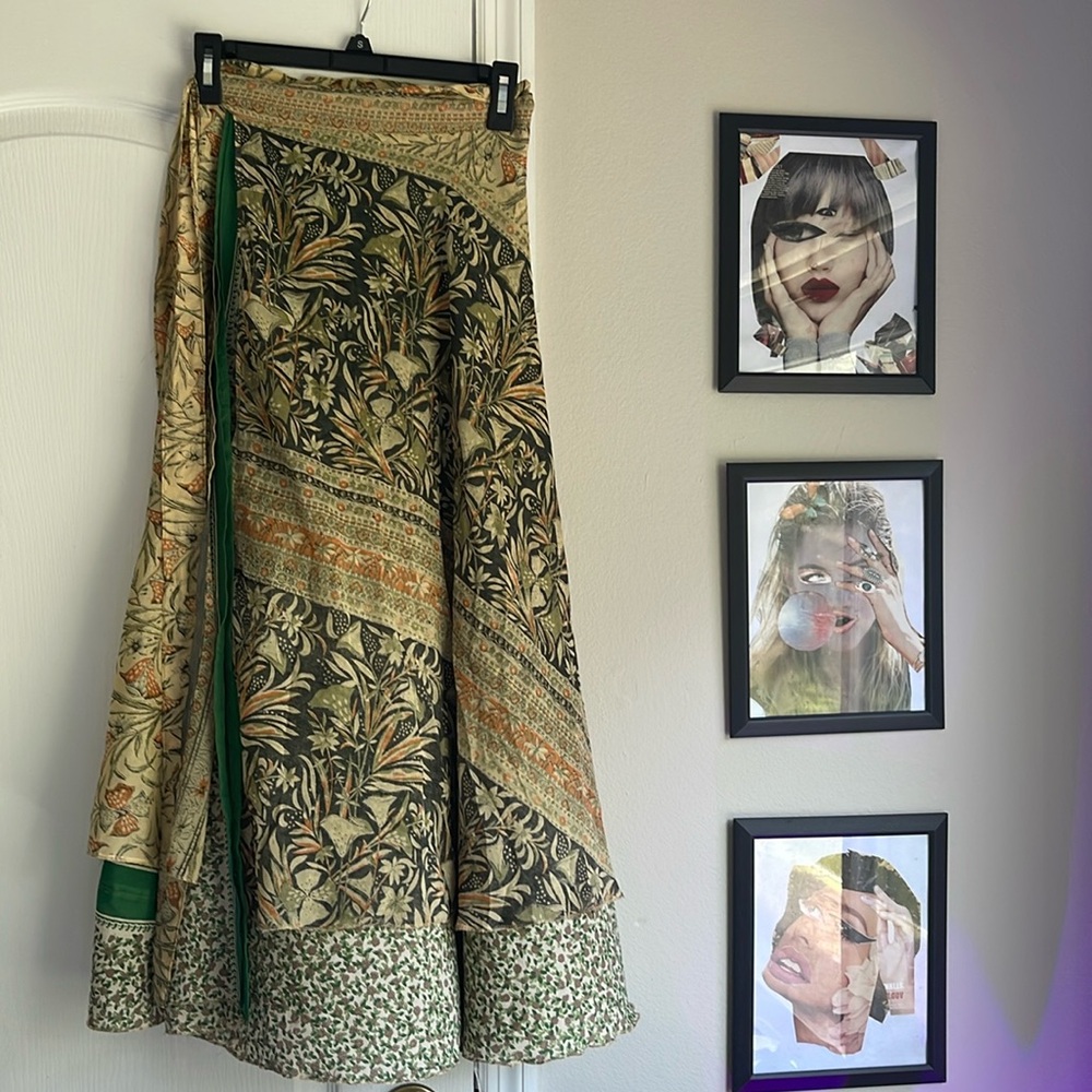 Beautiful long wrap skirt